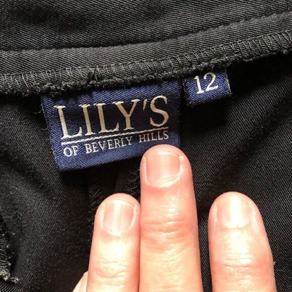 Lily’s of Beverly Hills, black shorts, size 12 - Picture 5 of 9